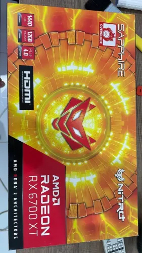 Placa De Vídeo Amd Sapphire Nitro+ Rx 6700 Xt 12gb
