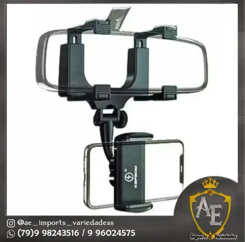Suporte de celular para retrovisor