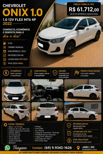 Chevrolet Onix Hatch 1.0 12V Flex Mec. 4P 2022