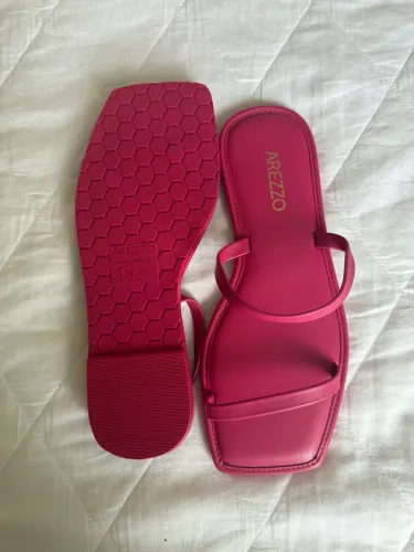 Chinelo Arezzo rosa 35