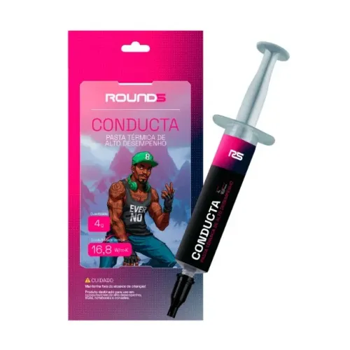 PASTA TERMICA ROUND5 CONDUCTA 16,8 W/MK SERINGA 4G