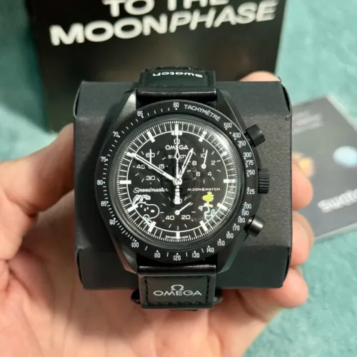 Relógio Moonswatch Mission To The Moonphase (Novo Completo)