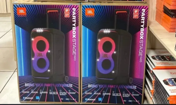 Caixa de Som JBL PartyBox Stage 320 Bluetooth Amplificada Portátil 240W USB
