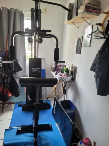 Estação de musculação WCT FITNESS 80kg de carga