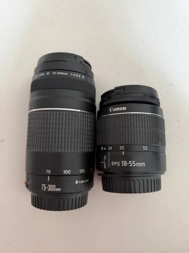 LENTES CÂMERA CANON