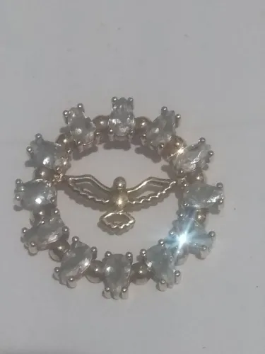 Pingente espírito santo 18K da borboleta