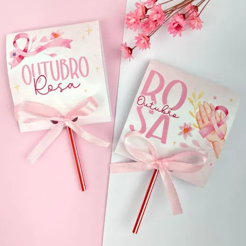 Kit lembrancinha Outubro Rosa
