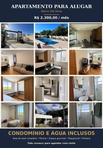 APARTAMENTO PARA ALUGAR - Vila Nova, Joinville- DIRETO COM DONO