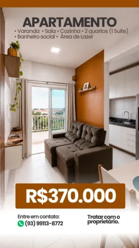 Apartamento no Condomínio Boulevard Tapajós