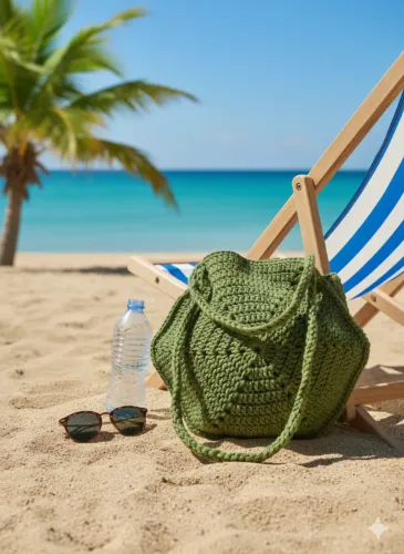 bolsa bucket em crochê