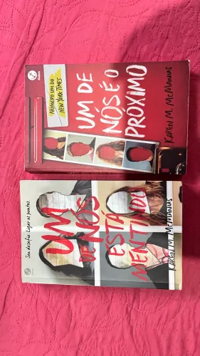 Kit livros um de nós está mentindo é um de nós será o próximo