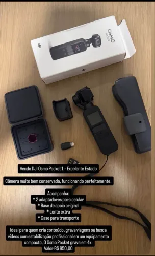 ? DJI OSMO POCKET 1 - Excelente Estado! ?