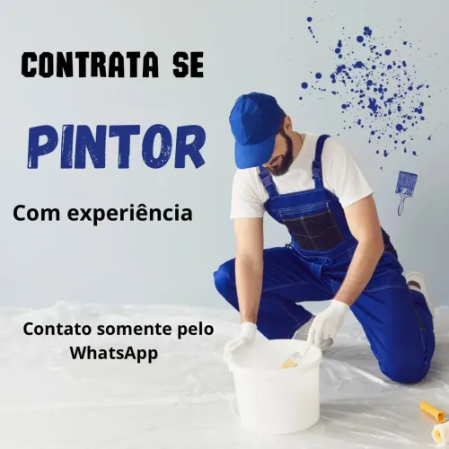 Contrata-se Pintor de paredes