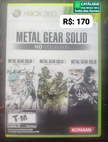 Metal Gear Solid HD Collection = R$: 170
