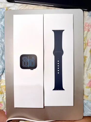 Apple Watch SE 3 44mm Midnight GPS - Usado Apenas 1 Vez (Caixa Completa)