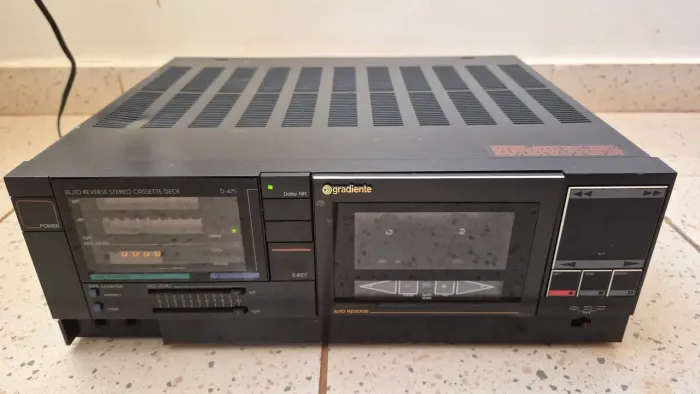 Tape Deck D-475 Auto Reverse Estéreo Gravador de Cassete - Gradiente