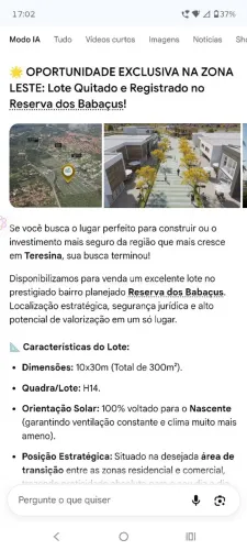 Oportunidade exclusiva na Zona Leste - Lote de Terreno no Reserva dos Babaçus já quitado