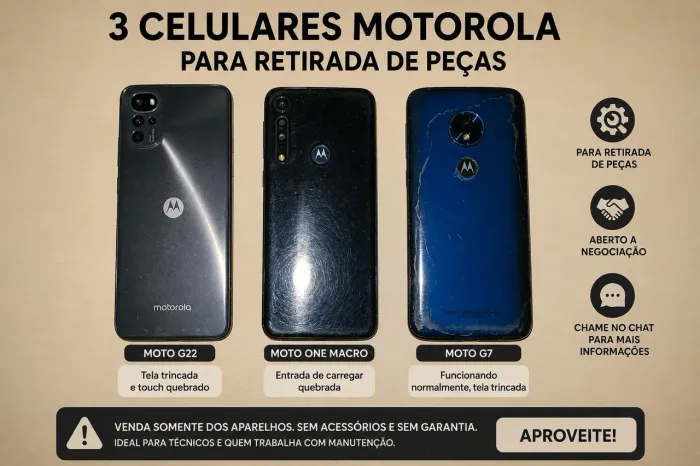 VENDO CELULARES PARA RETIRADAS DE PEÇAS ( ABERTO A NEGOCIAÇÕES )