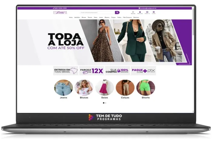 Site Loja de Roupas (Script PHP) - Outros<br>