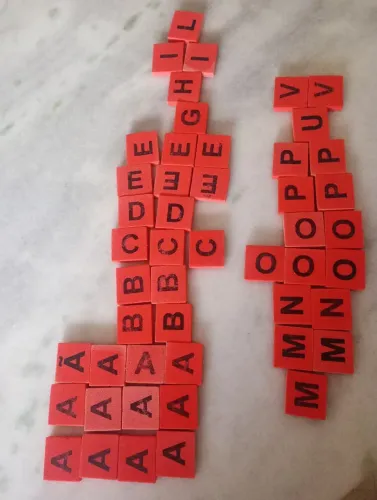 Letras alfabeto, educativo 