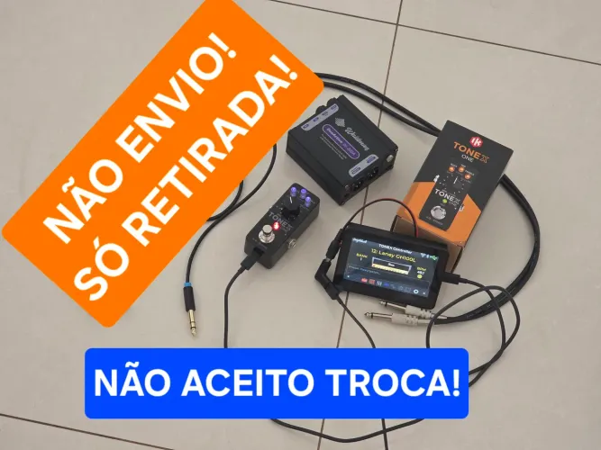 [SÓ VENDA] Kit Tonex One para tocar ao vivo usando Powerbank