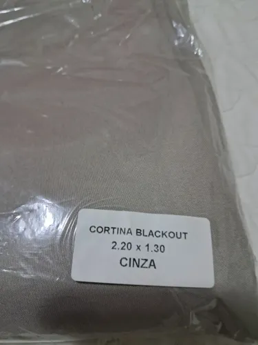 Cortina Blackout Cinza