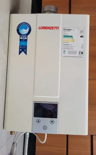 Aquecedor de água a gás GLP Lorenzetti 