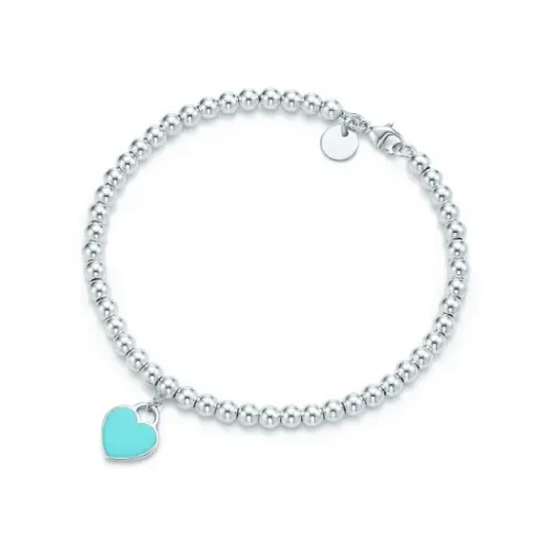 Pulseira Modelo Inspiração Tiffany Contas em prata 925