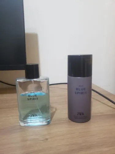 Kit perfume zara blue spirit