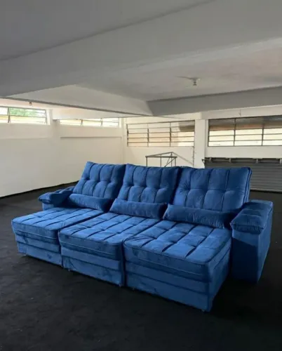 ?ESTOFADO 3 Modulos 290cm Espuma D33 Alta Qualidade+Brinde Almofadas-Paga na Entrega Parc