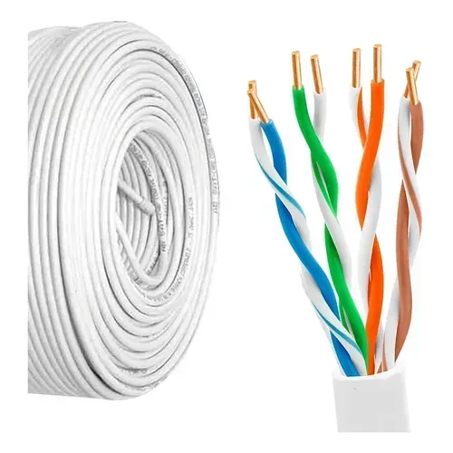 Cabo de rede cat5E 100% cobre