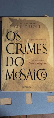 Livros Crimes do Mosaico + Os Crimes da Luz (Giulio Leoni)