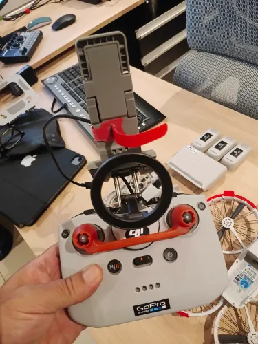 Rádio controle DJI [NEO 1 E NEO 2, FLIP, MINI 4 PRO, MINI 5 PRO, AIR 3S - Transmissão O4