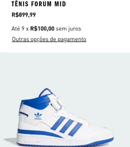 Tênis Adidas original 300,00