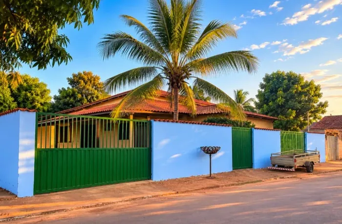 Casa com 5 quartos + barracão nos fundos | Lote 630 m² | Confresa-MT | R$ 450 mil