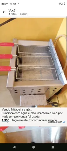 Fritadeira a gás