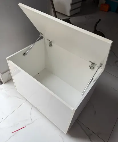 Caixa organizadora com rodinhas em MDF