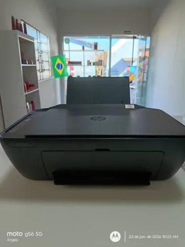 Impressora HP DeskJet 2874 Multifuncional Wi-Fi Bivolt (Sem Cartucho)