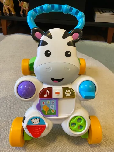 Andador / Apoiador zebra fisher price