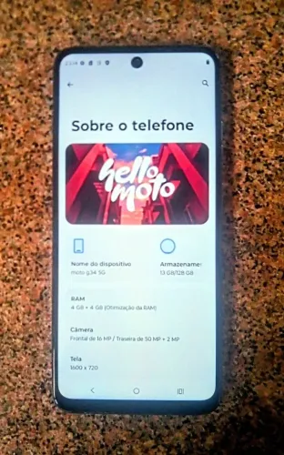 Moto G34 5g **LER A DESCRIÇÃO**