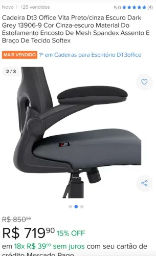 Cadeira escritório home office 