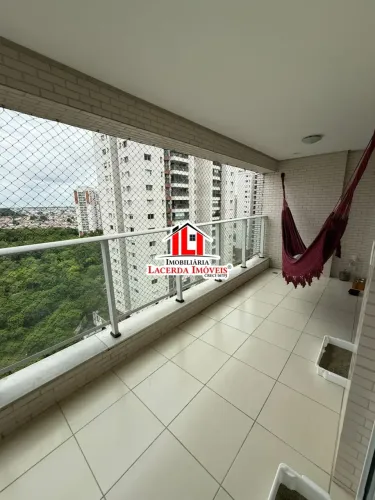 Apto Mobiliado no Reserva das Aguas com 4 Qts sendo 2 suítes e 2 semi 132m²