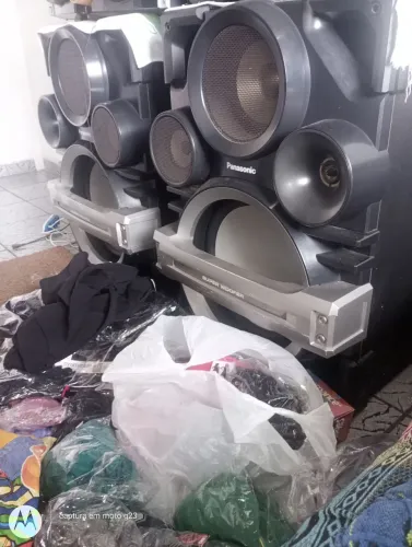 Caixas de som da Panasonic 