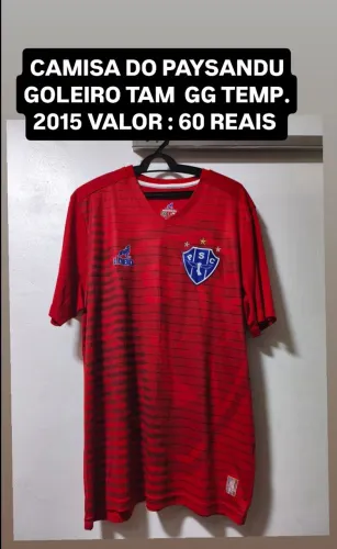 Vendo camisa de goleiro  do Paysandu TAM GG TEMP. 2015