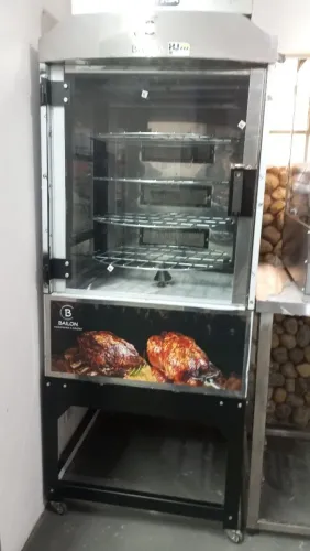 Nz. Máquina de assar carne e frango 70 kg inox BAILON