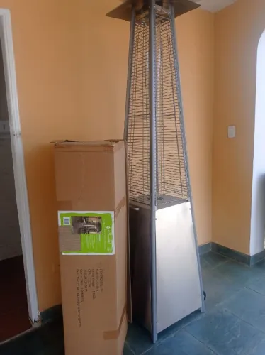 Aquecedor a Gás Externo Pirâmide Inox - Member's Mark (Na Caixa)