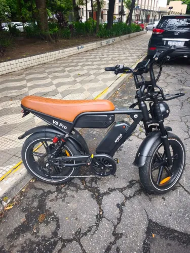 Bike elétrica V8 PRO S 1.000 Watts 2 Baterias
