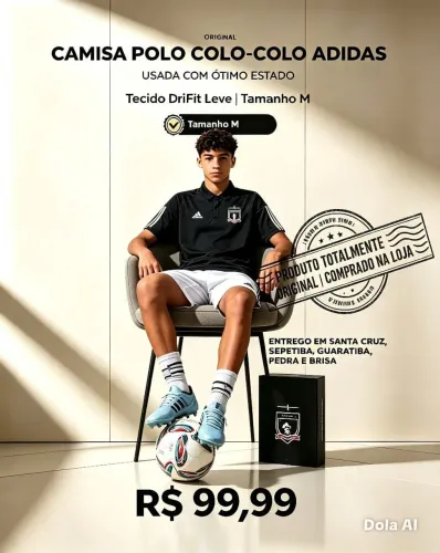 Camisa de time Colo-Colo camisa original polo