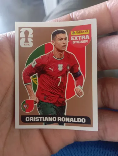 Figurinha do cristiano Ronaldo da copa do mundo de 2026 bronze