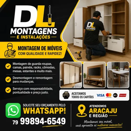 MONTADOR DE MOVEIS ARACAJU E REGIÕES